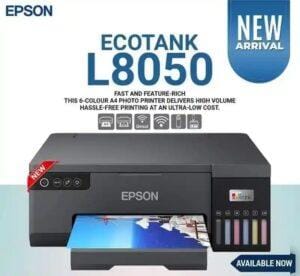EPSON(L8050)
(طابعة تغاليف نوع ايبسون)